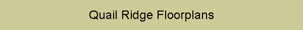 Quail Ridge Floorplans